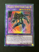 Yugioh Masked HERO Dark Law RA01-EN025 Ultra Rare 1st Edition LP