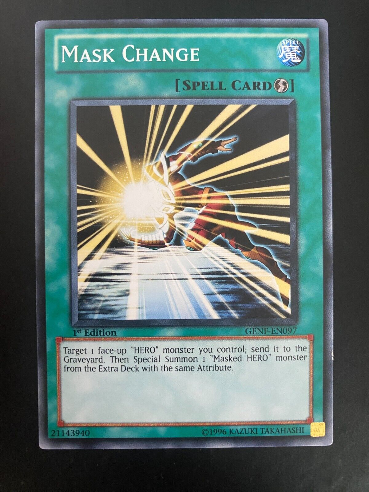 Yugioh Mask Change GENF-EN097 Common 1st Edition VLP/NM