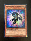 Yugioh Dimension Wanderer ZTIN-EN010 Super Rare 1st Edition MP/LP