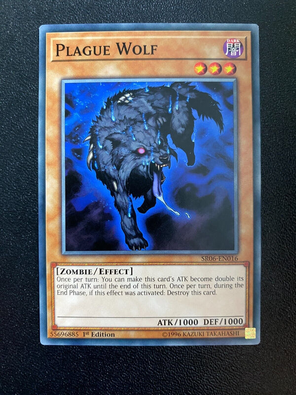 Yugioh Plague Wolf SR06-EN016 Common 1st Edition VLP/NM