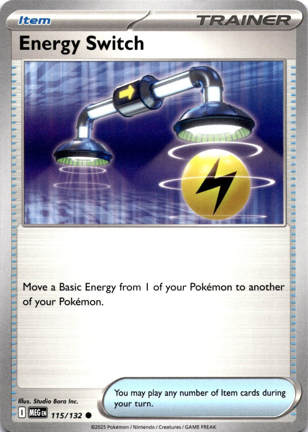 Pokemon Energy Switch 115/132 Mega Evolution Non Holo NM