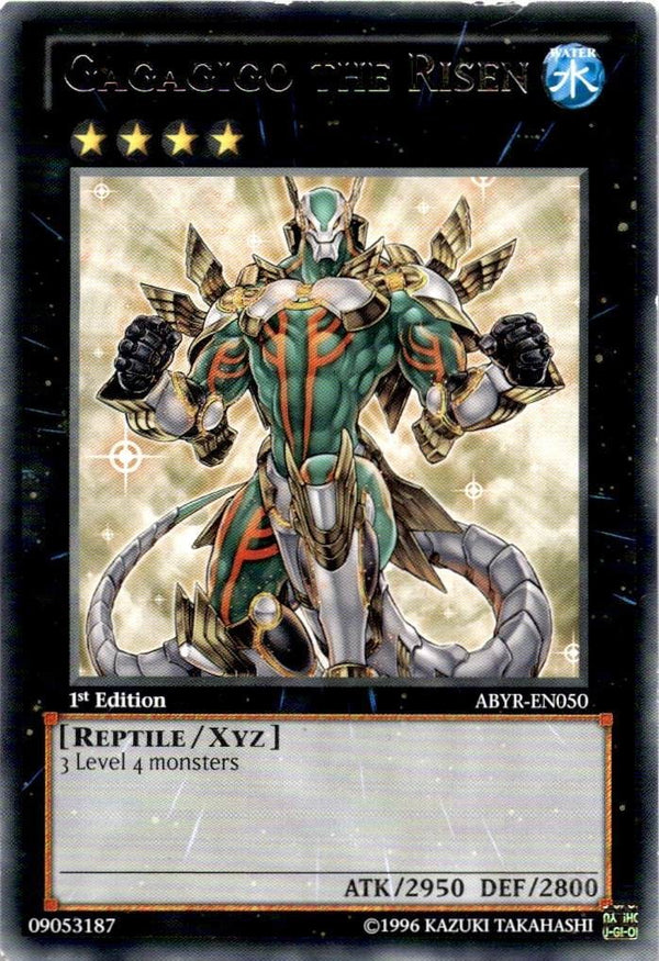 Yugioh Gagagigo the Risen ABYR-EN050 Rare 1st Edition HP