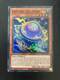 Yugioh Electric Jellyfish LED9-EN019 Super Rare 1st Edition NM/MINT