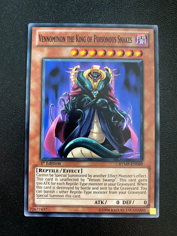 Yugioh Vennominon the King of Poisonous Snakes RYMP-EN069 Common 1st Ed HP/MP