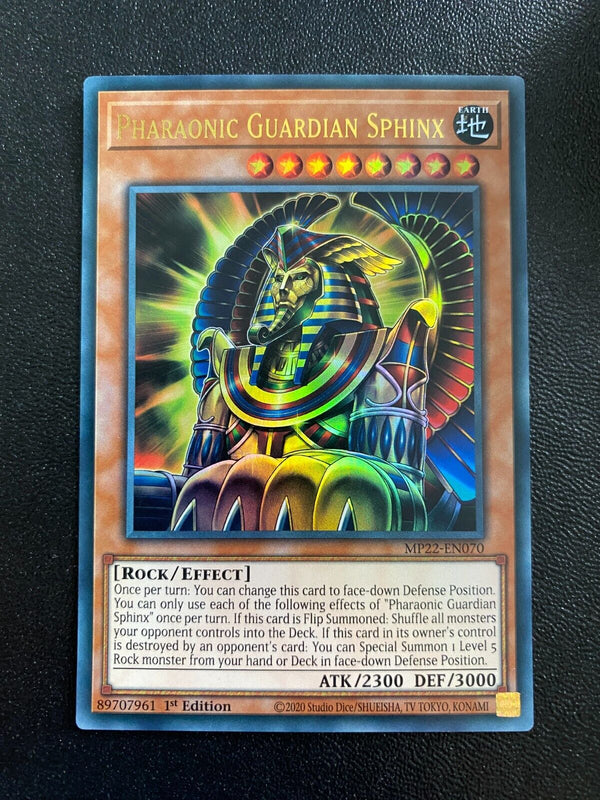 Yugioh Pharaonic Guardian Sphinx MP22-EN070 Ultra Rare 1st Edition LP