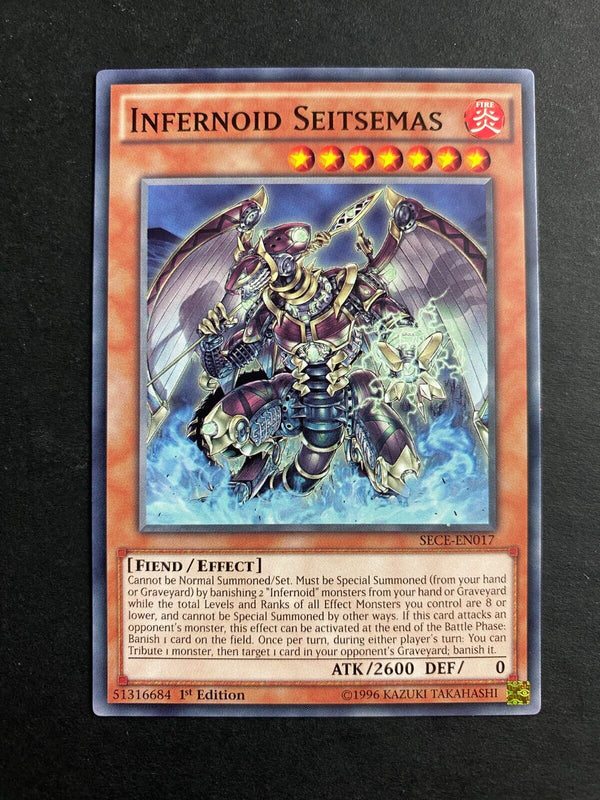Yugioh Infernoid Seitsemas SECE-EN017 Common 1st Edition NM