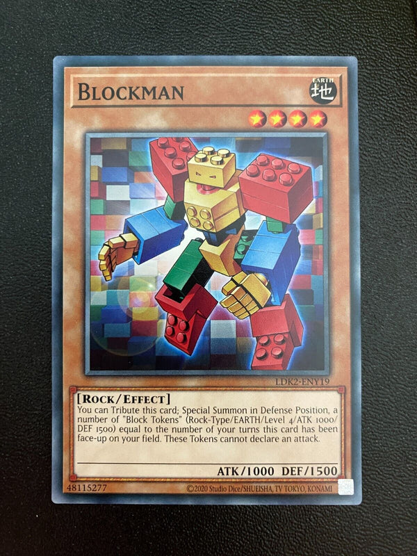 Yugioh Blockman LDK2-ENY19 Common Unlimited Edition NM