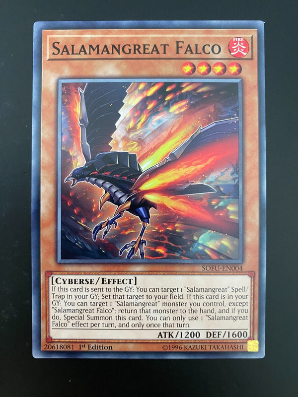 Yugioh Salamangreat Falco SOFU-EN004 Common1st Edition NM