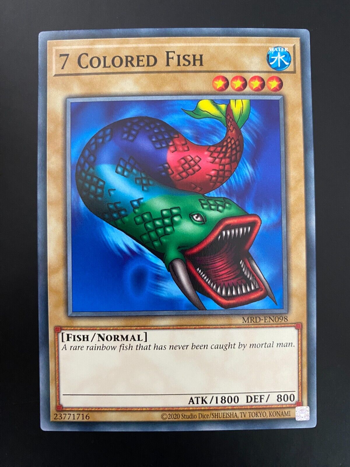 Yugioh 7 Colored Fish MRD-EN098 Common Unlimited Edition NM/MINT