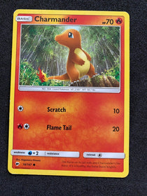 Pokemon Charmander 18/147 Burning Shadows Non Holo LP