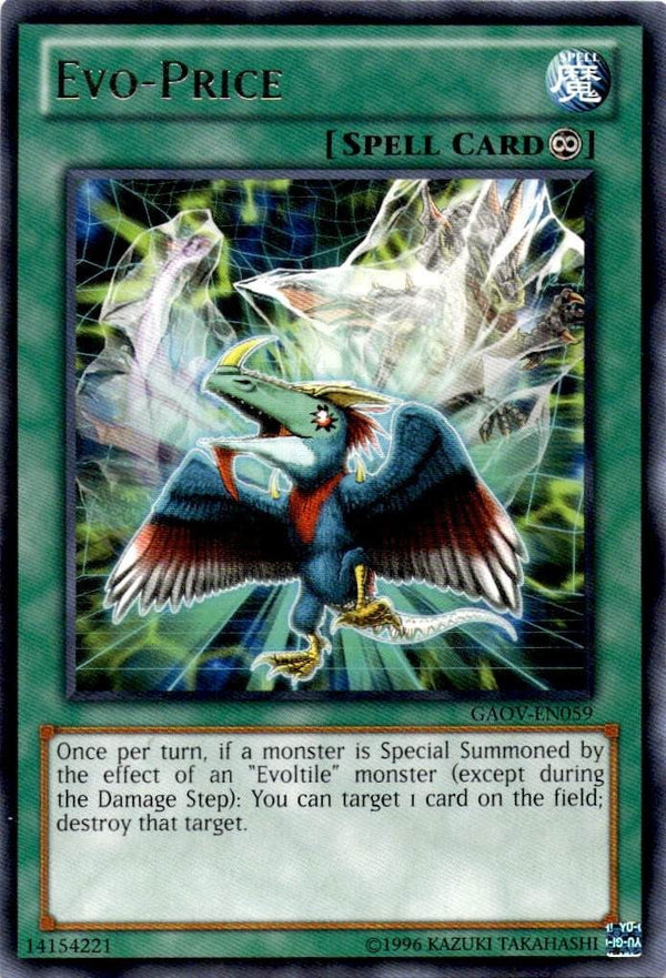 Yugioh Evo-Price GAOV-EN059 Rare Unlimited Edition NM
