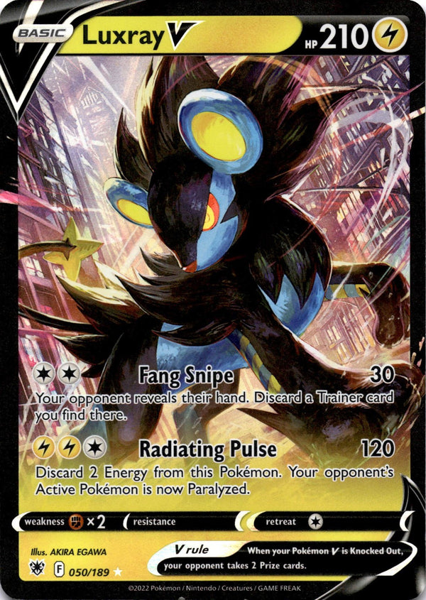 Pokemon Luxray V 050/189 Astral Radiance Full Art Holo NM