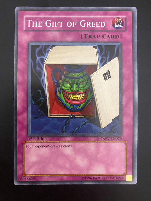 Yugioh The Gift of Greed TAEV-EN079 1st Edition Common NM/MINT