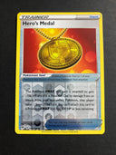 Pokemon Hero's Medal 152/185 Vivid Voltage Reverse Holo LP