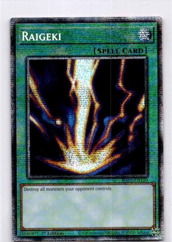 Yugioh Raigeki RA05-EN110 NA Print Starlight Rare 1st Edition NM