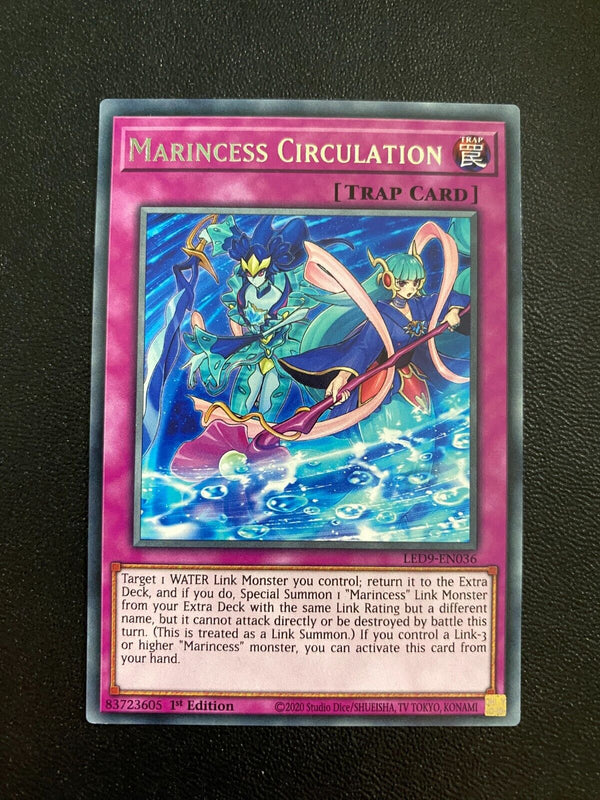 Yugioh Marincess Circulation LED9-EN036 Rare 1st Edition NM