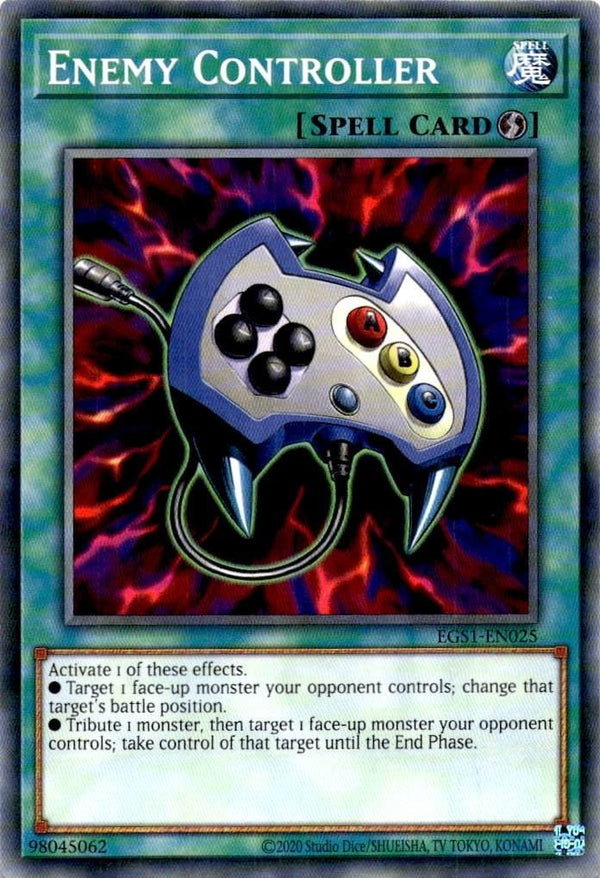 Yugioh Enemy Controller EGS1-EN025 Common Unlimited Edition NM