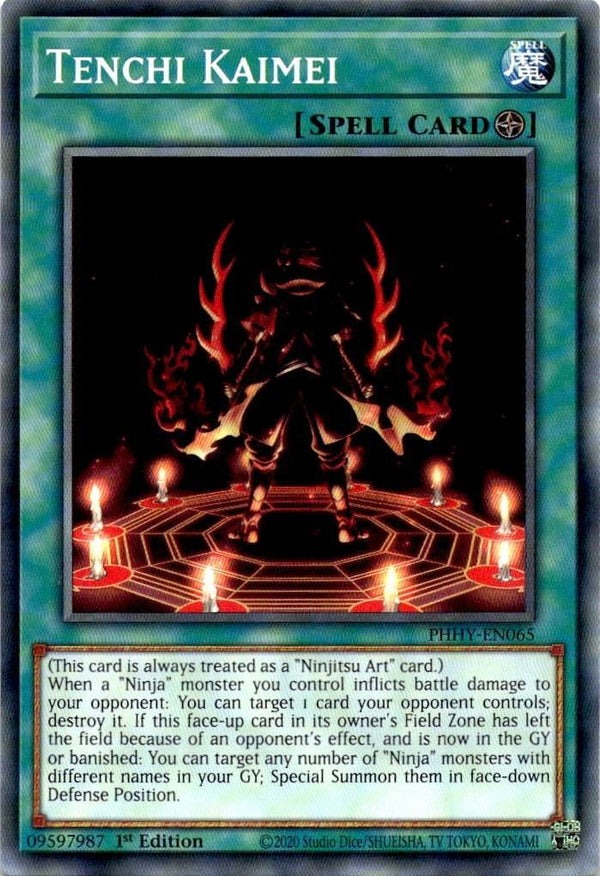 Yugioh Tenchi Kaimei PHHY-EN065 Common 1st Edition NM