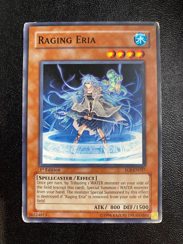 Yugioh Raging Eria EOJ-EN027 Common 1st Edition HP