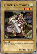 Yugioh Girochin Kuwagata PSV-085 Common Unlimited Edition LP