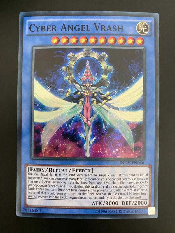 Yugioh Cyber Angel Vrash INOV-EN036 1st Edition Super Rare NM