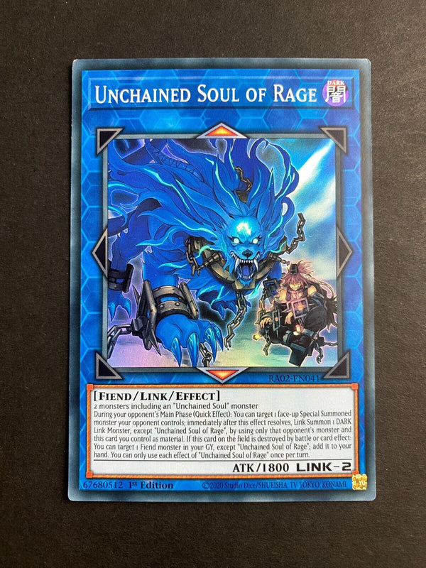 Yugioh Unchained Soul of Rage RA02-EN041 Super Rare 1st Edition VLP/NM