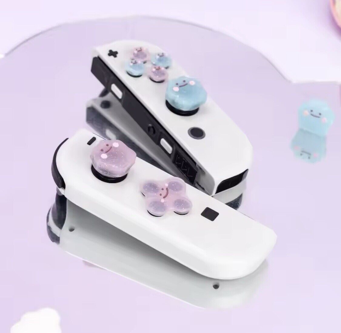 Pokemon Ditto Silicone Thumb & Button Grips for Nintendo Switch & Joy Con NEW