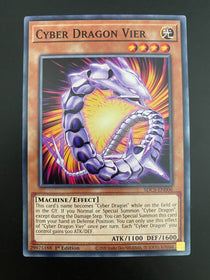 Yugioh Cyber Dragon Vier SDCS-EN006 1st Edition NM