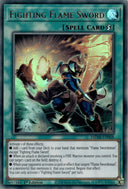 Yugioh Fighting Flame Sword MZMI-EN008 Ultra Rare 1st Edition NM