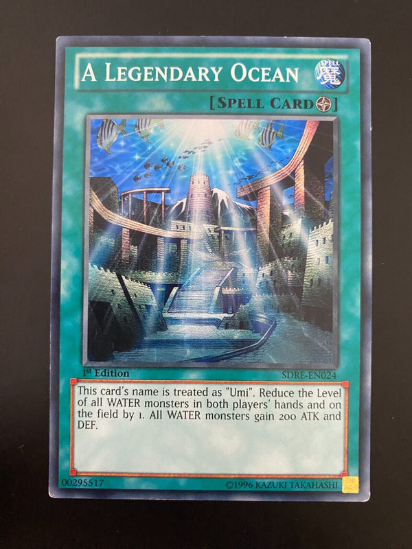 Yugioh A Legendary Ocean SDRE-EN024 Common 1st Edition VLP/NM