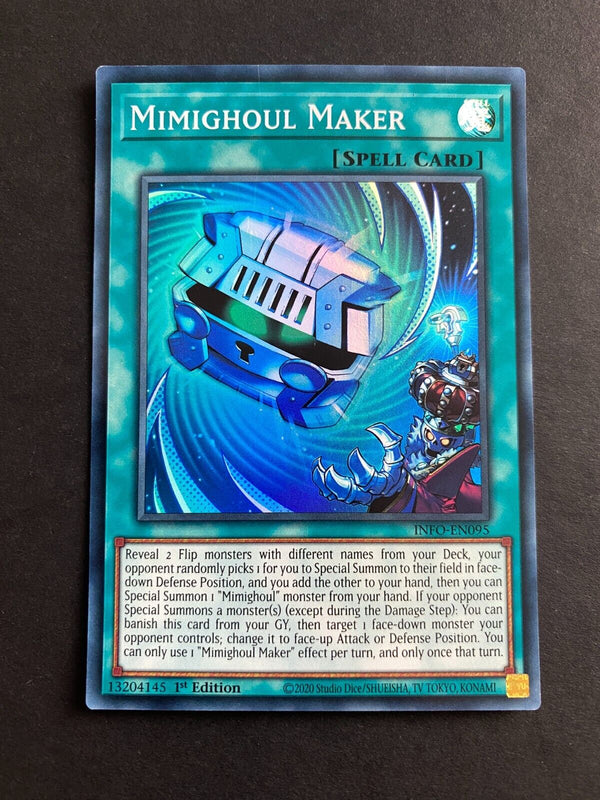 Yugioh Mimighoul Maker INFO-EN095 Super Rare 1st Edition NM