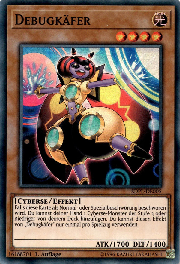 Yugioh Lady Debug SDPL-DE005 GERMAN Ultra Rare 1st Edition LP