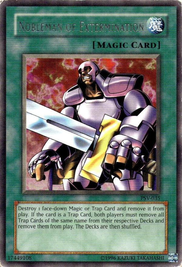 Yugioh Nobleman of Extermination PSV-035 Rare Unlimited Edition HP