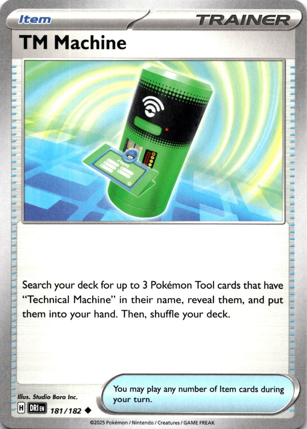 Pokemon TM Machine 181/182 Destined Rivals Non Holo NM