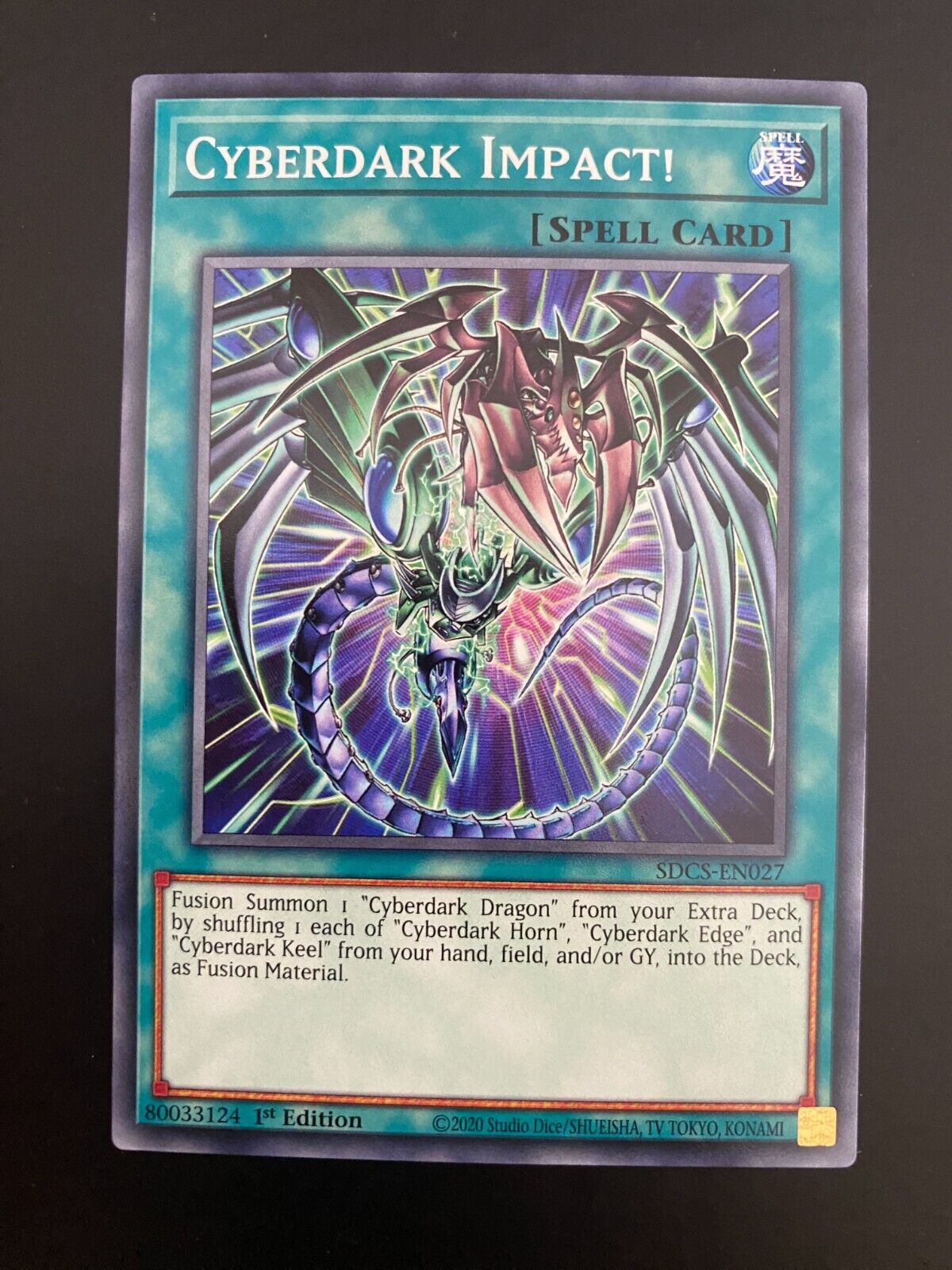 Yugioh Cyberdark Impact! SDCS-EN027 1st Edition NM