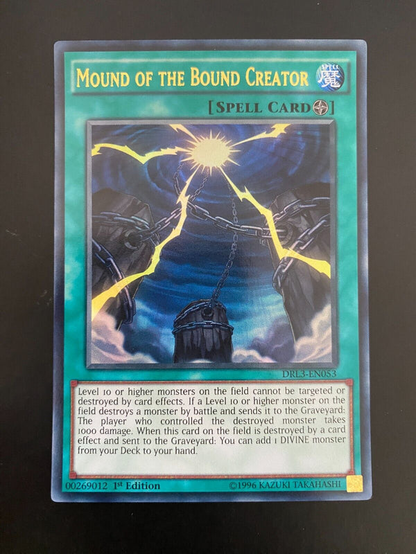 Yugioh Mound of the Bound Creator DRL3-EN053 Ultra Rare 1st Edition VLP