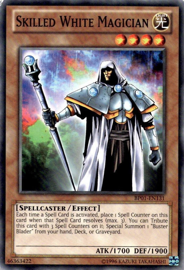 Yugioh Skilled White Magician BP01-EN131 Common Unlimited Edition LP