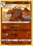 Pokemon Camerupt 014/078 Pokemon Go Reverse Holo NM