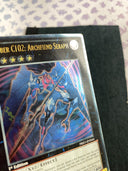 Yugioh Number C102: Archfiend Seraph PRIO-EN044 Ultimate Rare 1st Edition DMG/HP