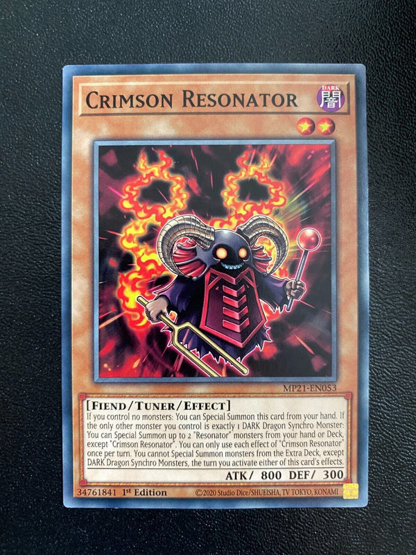 Yugioh Crimson Resonator MP21-EN053 Common 1st Edition NM