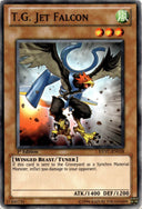 Yugioh T.G. Jet Falcon EXVC-EN018 Common 1st Edition HP