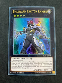 Yugioh Evilswarm Exciton Knight BLLR-EN068 Ultra Rare 1st Edition NM