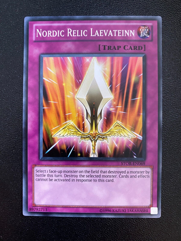 Yugioh Nordic Relic Laevateinn STOR-EN069 Common Unlimited Edition NM