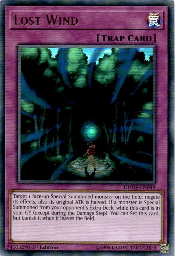 Yugioh Lost Wind DUDE-EN049 Ultra Rare 1st Edition NM