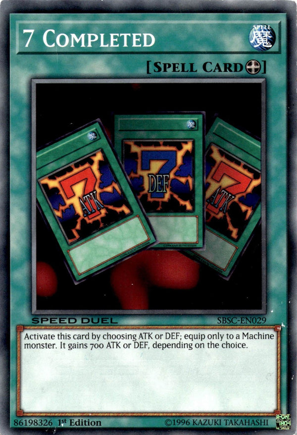 Yugioh 7 Completed SBSC-EN029 Speed Duel Common 1st Edition MP/LP