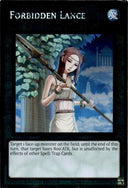 Yugioh Forbidden Lance NKRT-EN042 Platinum Rare 1st Edition HP (CREASE)