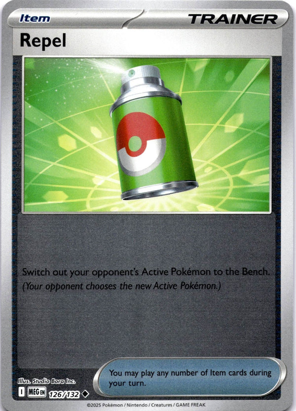 Pokemon Repel 126/132 Mega Evolution Reverse Holo NM