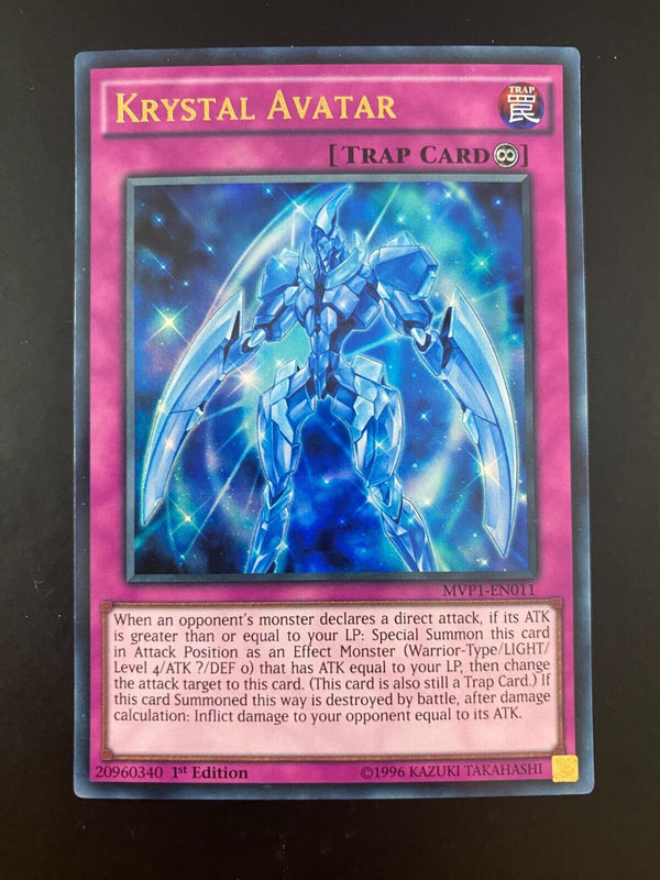 Yugioh Krystal Avatar MVP1-EN011 1st Edition NM