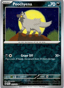 Pokemon Poochyena 105/162 Temporal Forces Reverse Holo NM