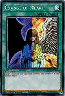 Yugioh Change of Heart RA01-EN050 Platinum Secret Rare 1st Edition NM